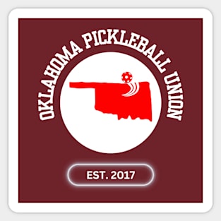 Oklahoma Pickleball Union Logo Wear Sticker